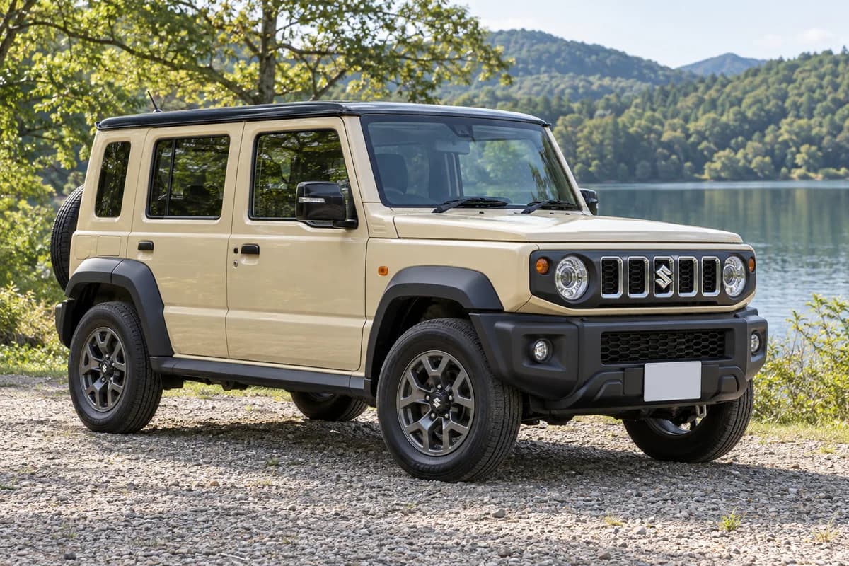 Suzuki Jimny Nomade 2026 года, пятидверный рамный внедорожник