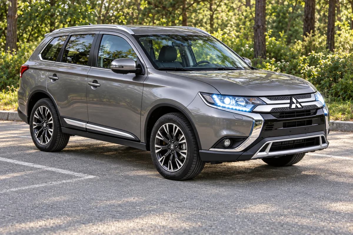 Mitsubishi Outlander 2021 года, семейный кроссовер
