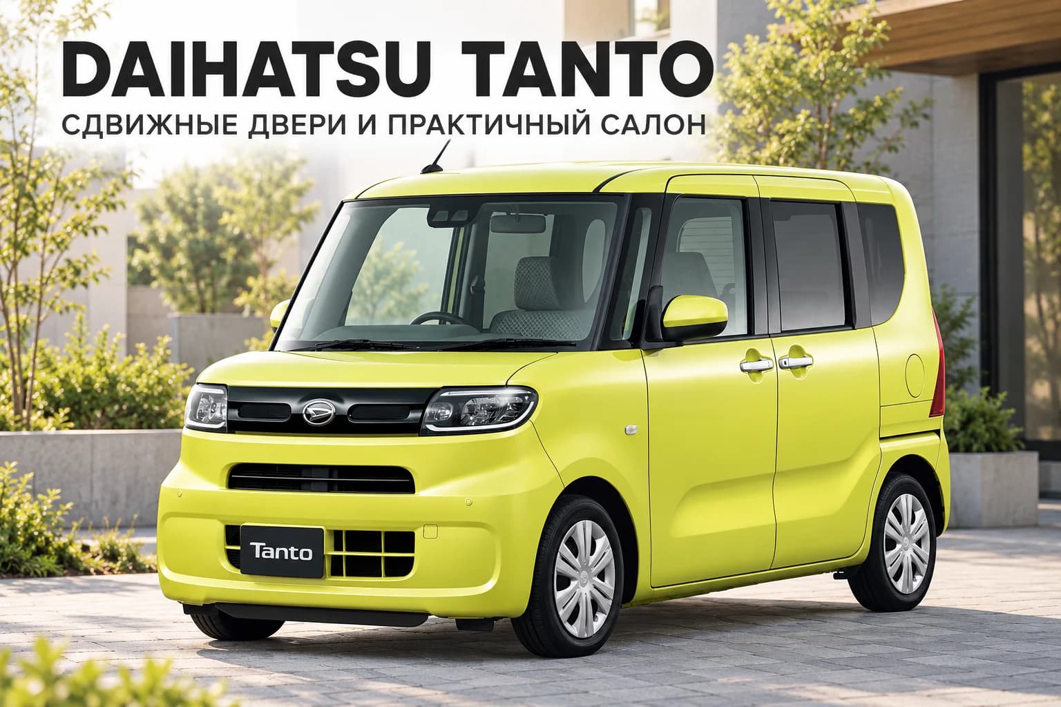 Daihatsu Tanto X четвёртого поколения с эмблемой Daihatsu