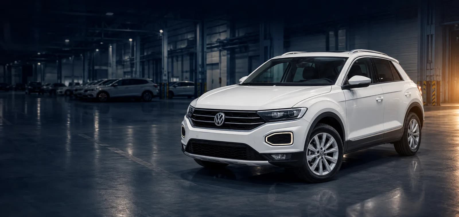 Volkswagen T-Roc на складе автомобилей в Китае