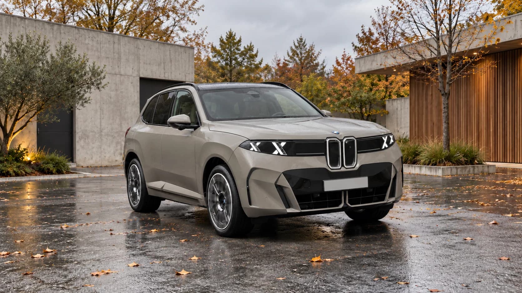 BMW iX5 60 xDrive G65: электрическая версия в светлом цвете