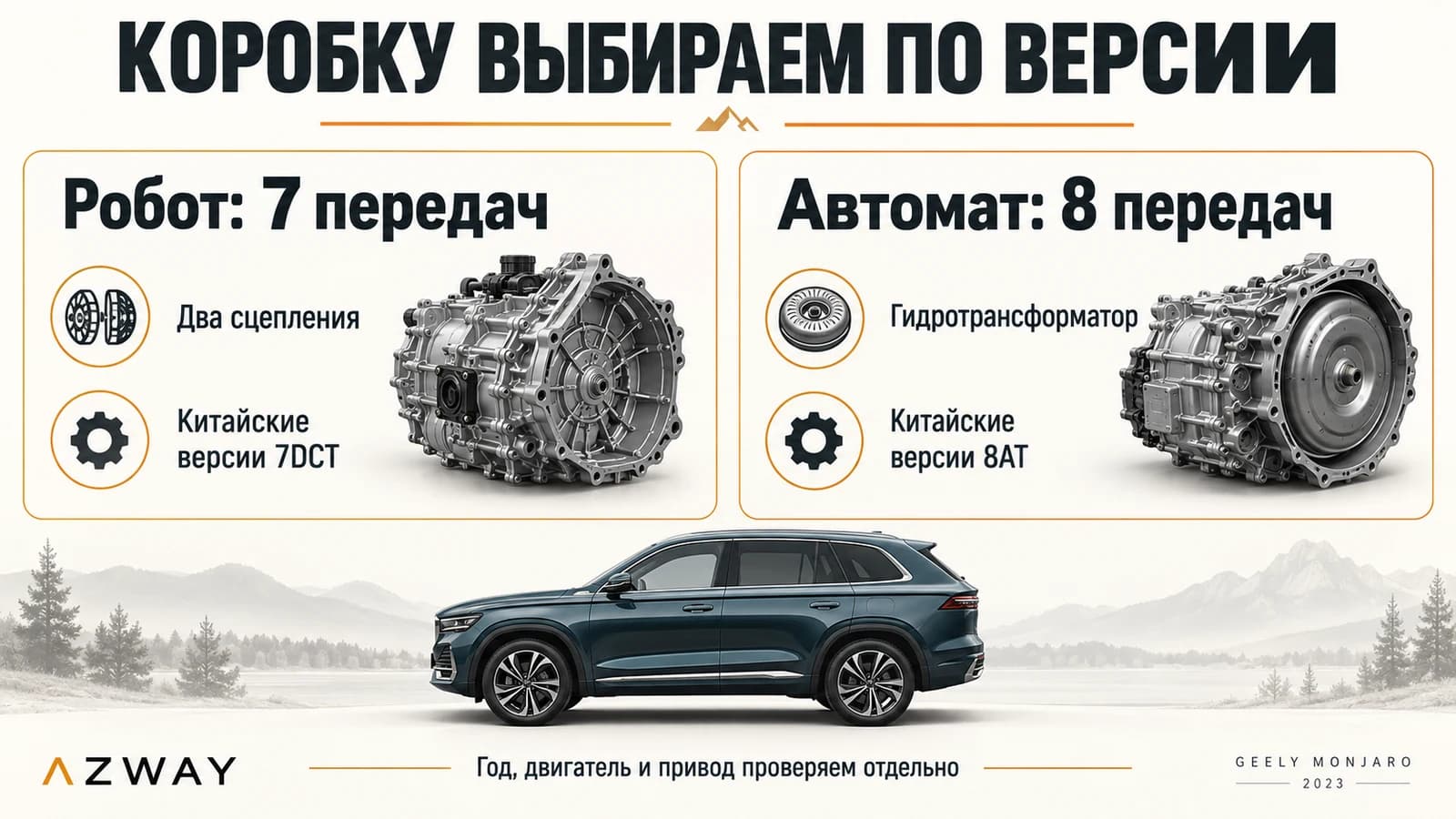 Чем отличаются семиступенчатый робот и восьмиступенчатый автомат Monjaro