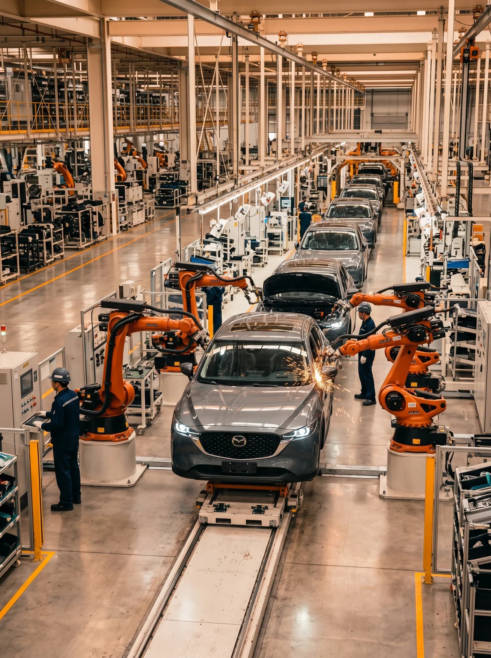 Завод Mazda в Китае, сборка CX-5