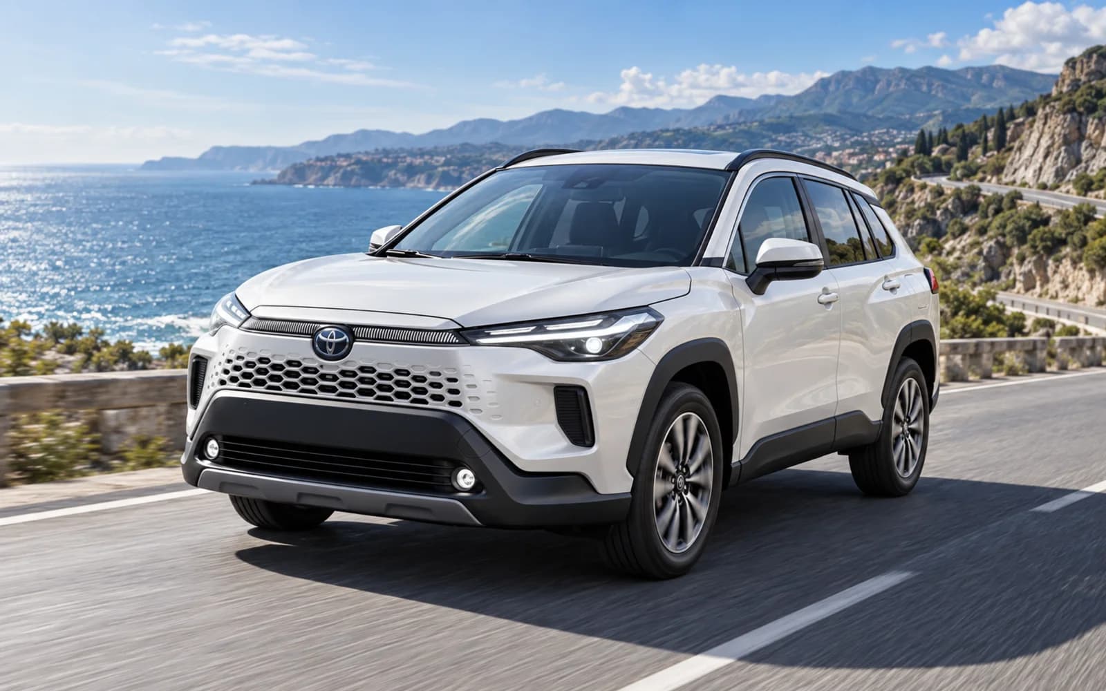 Toyota Corolla Cross, авторская визуализация по реальному фото модели
