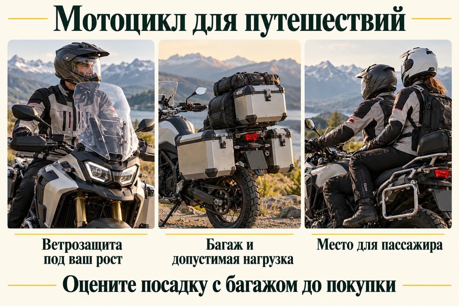 Посадка, ветрозащита, багаж и пассажир в путешествии
