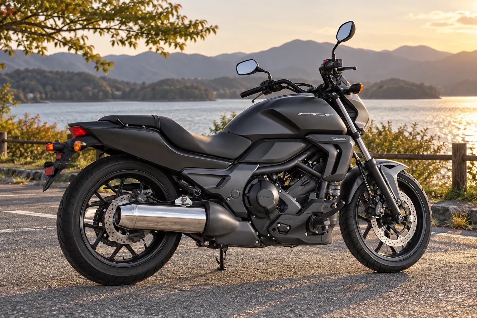 Honda CTX700: другой ракурс