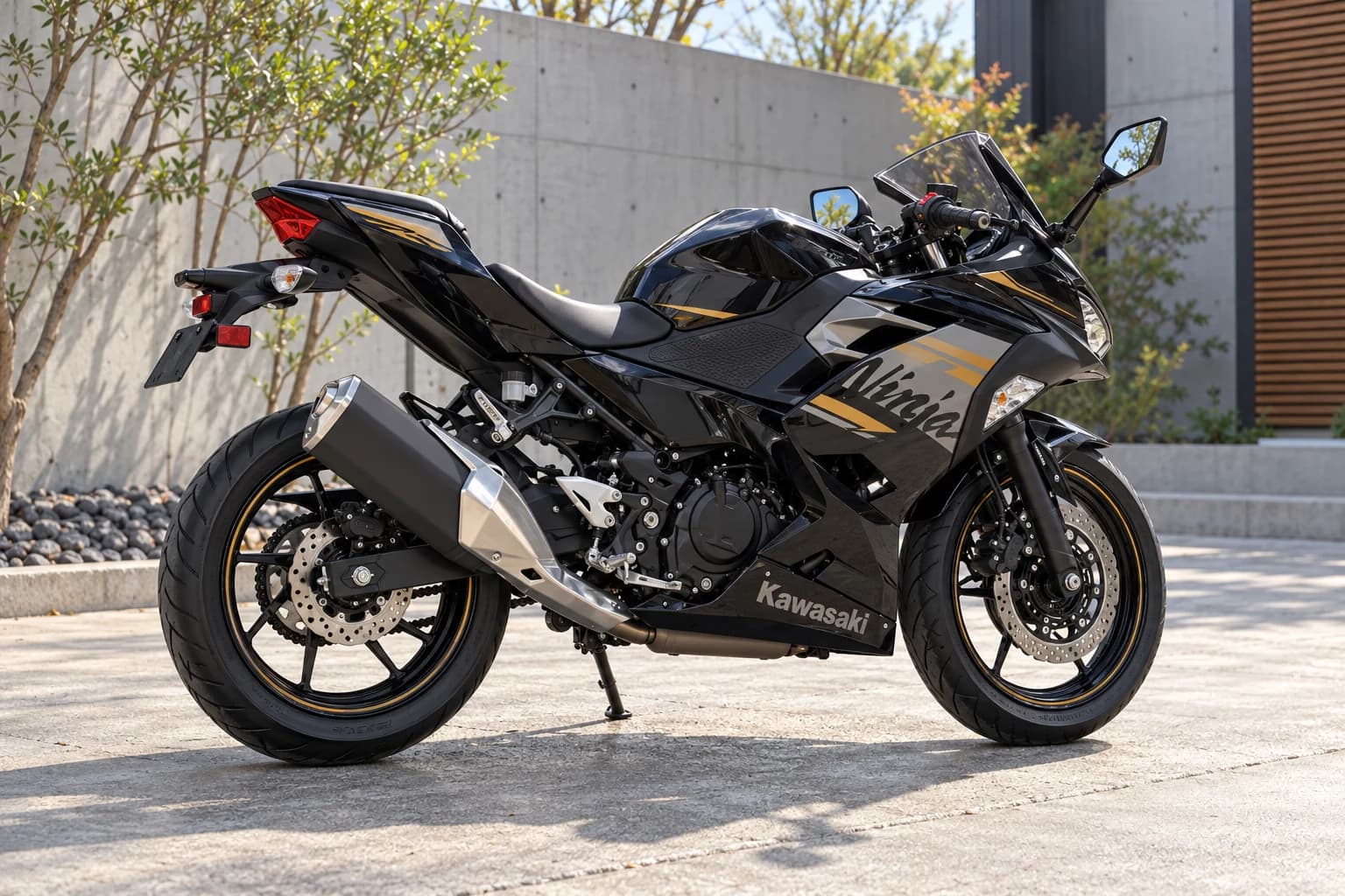 Kawasaki Ninja 400: другой ракурс