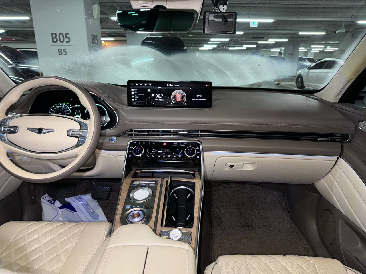Genesis GV80 2020 3 л из Южной Кореи - миниатюра 3