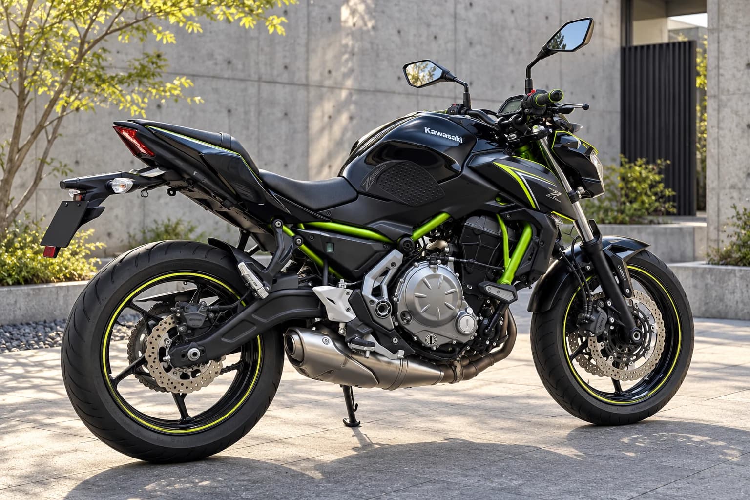 Kawasaki Z650: другой ракурс