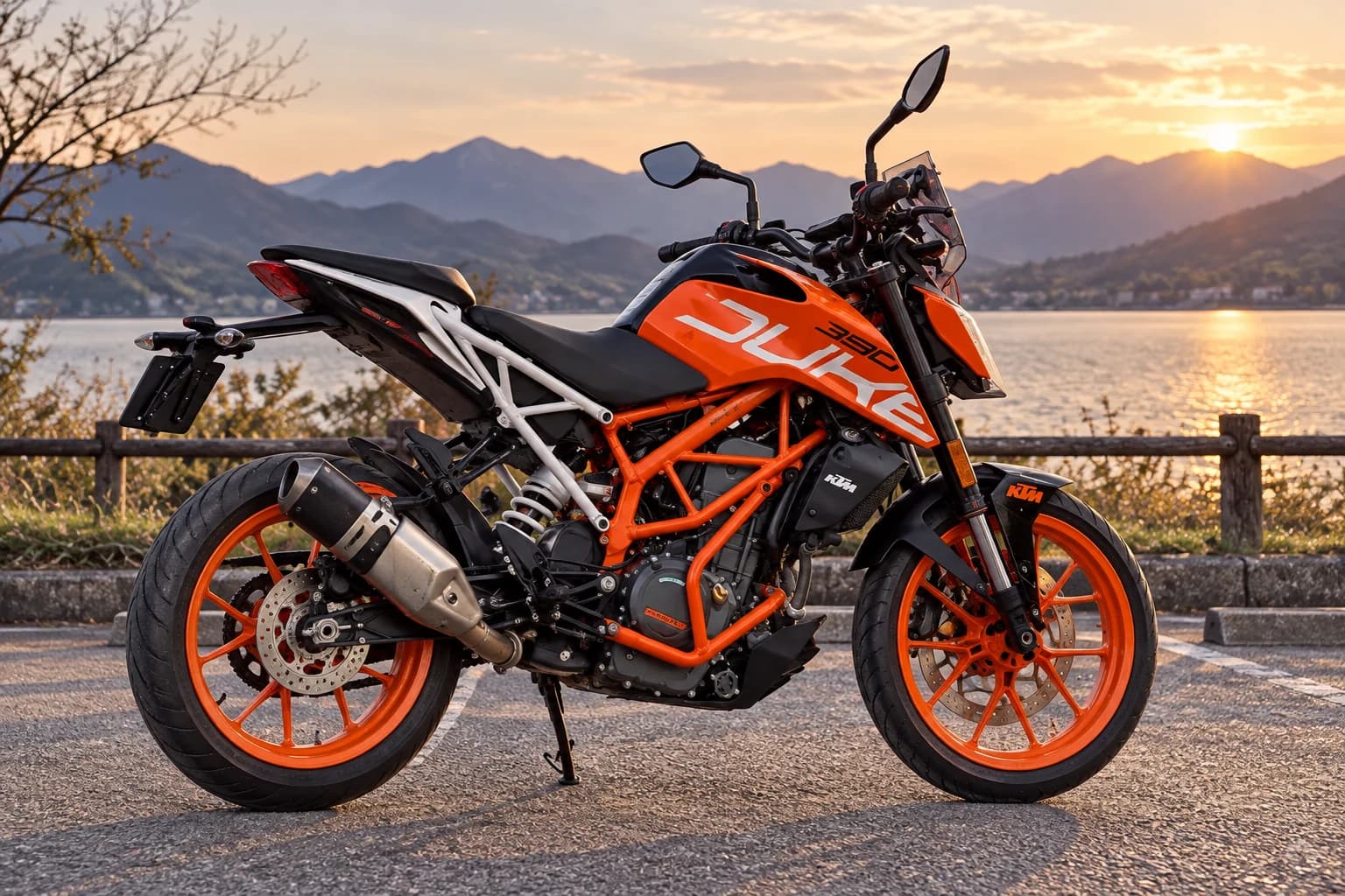 KTM 390 Duke: другой ракурс