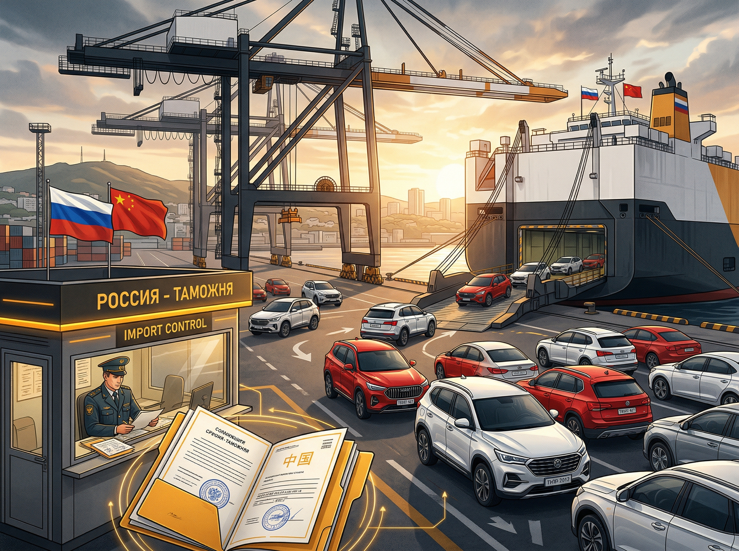 Импорт авто из Китая в 2026 году: правило 180 дней, утильсбор ЕАЭС и реальные цены