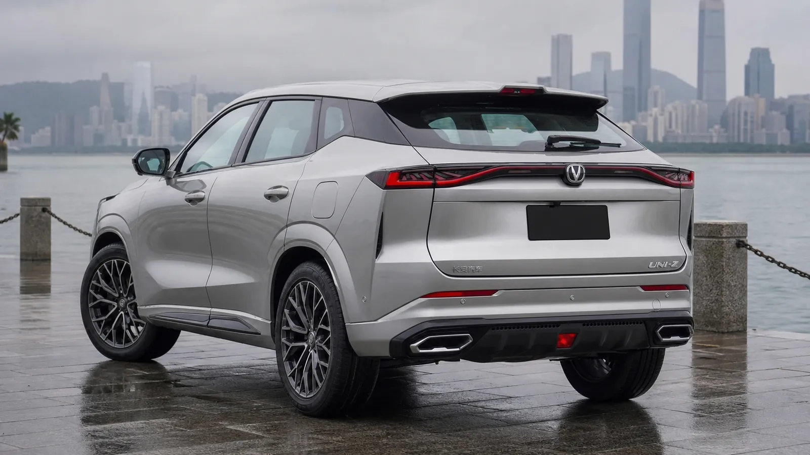 Changan UNI-Z 2026, вид сзади
