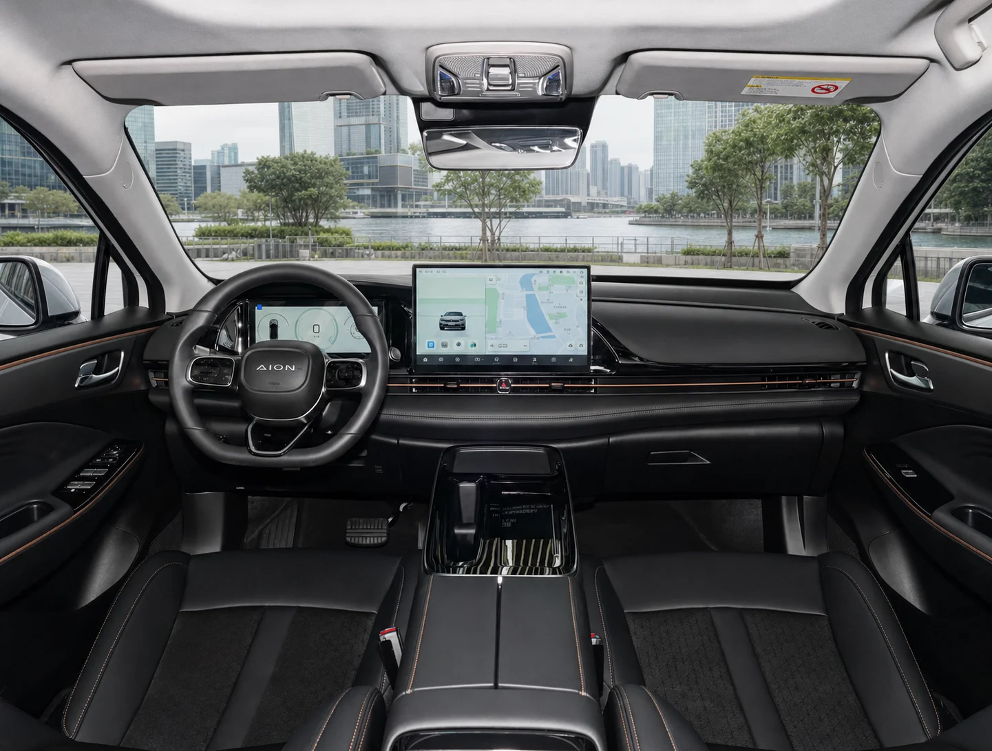 Салон GAC AION S Plus 2026 Luxury с экраном 14,6 дюйма