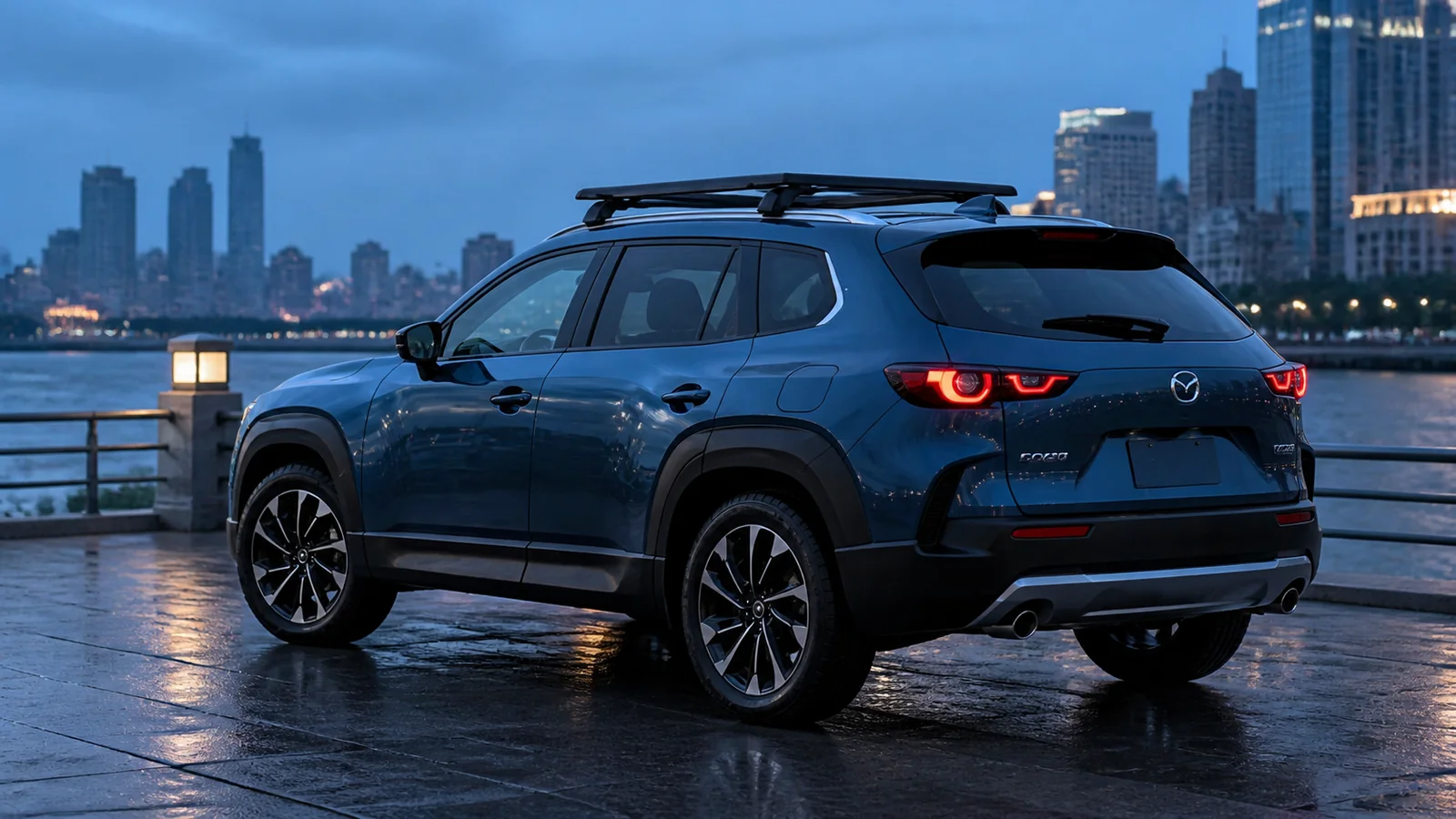 Mazda CX-50 китайской сборки, вид сзади