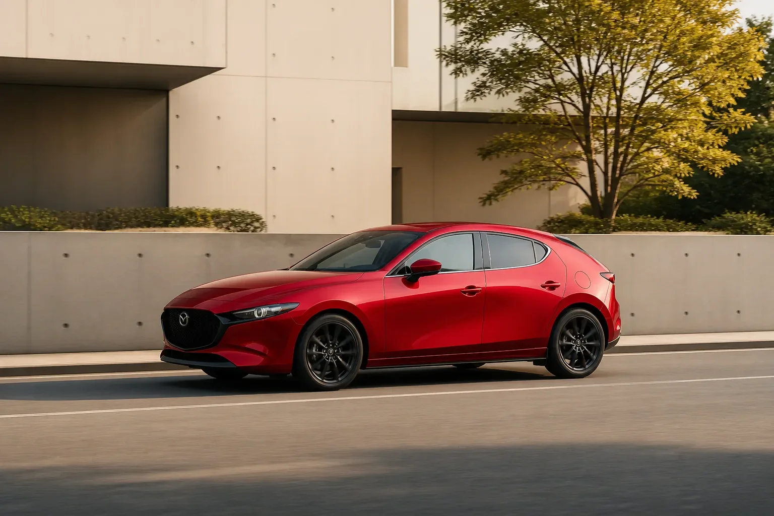 Mazda3: другой ракурс